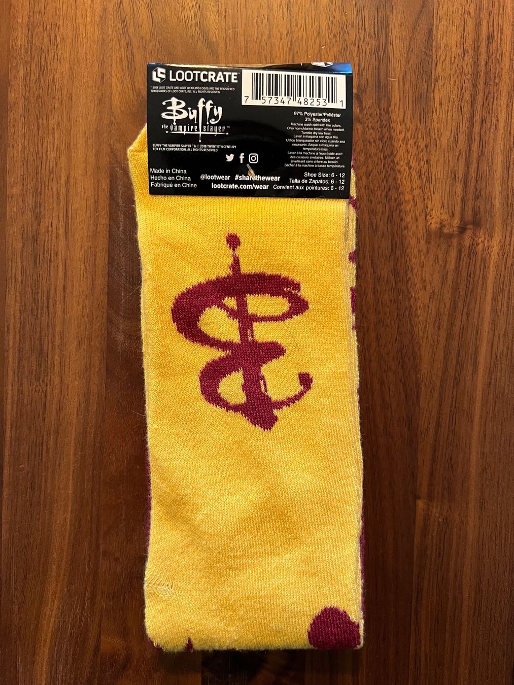 Calze: Buffy - Im Bann der Dämonen Socken NEU – Nuovo e nell'imballaggio originale da Dübendorf venduto da CellarSeller 1