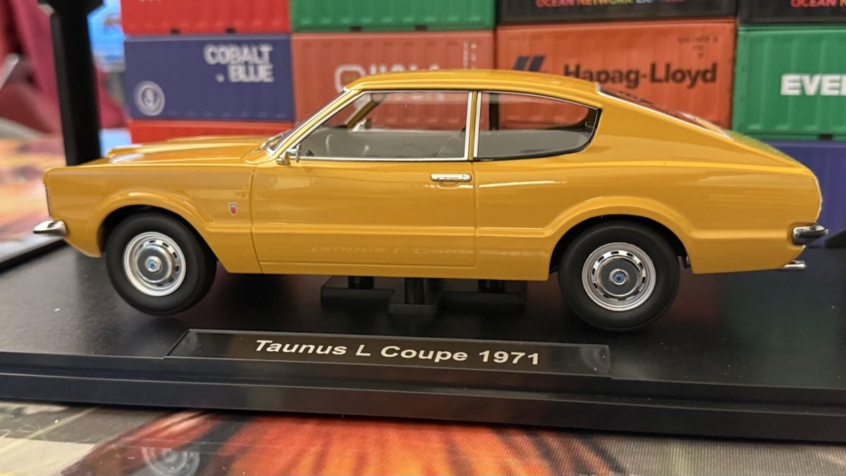 Ford Modellini d'auto: Ford Taunus L Coupe 1971  – Nuovo e nell'imballaggio originale da Basel venduto da Zomeg 6