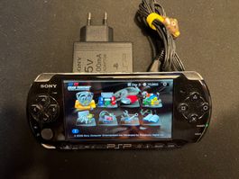 Sony PSP mit vier Spielen