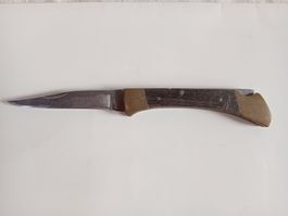 Sackmesser "Panther JR" Vintage Holzgriff Messing Stainless