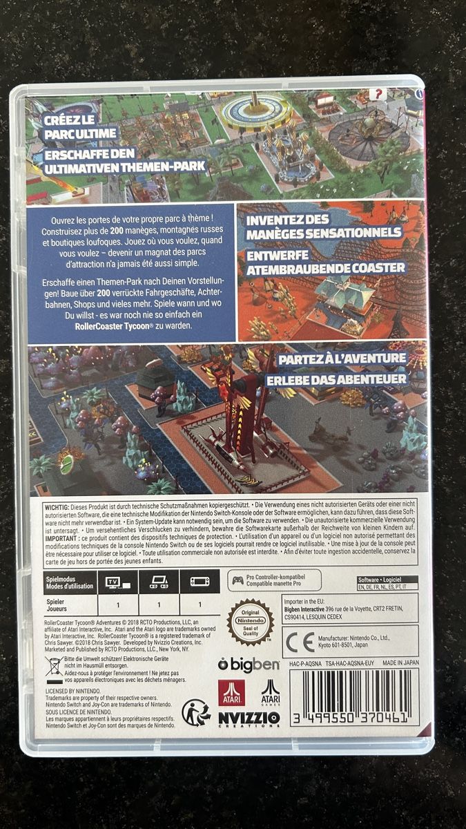 Nintendo Jeux: Roller Coaster Tycoon Adventures – D'occasion à Hallwil par Babagysi 1