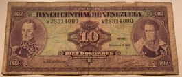Venezuela 10 Bolivares 1992