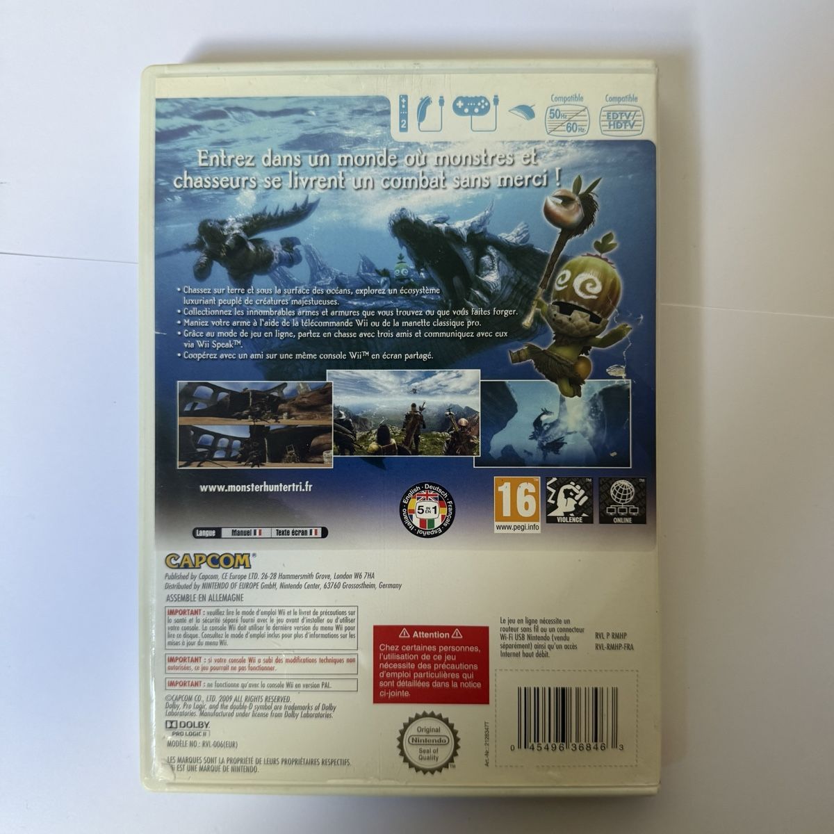Nintendo Giochi:  Monster Hunter 3 Tri Capcom - Wii – Usato da Vésenaz venduto da RMShop 2