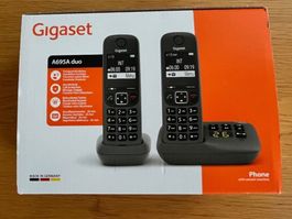 Gigaset A695A duo Schnurloses Telefon mit Anrufbeantworter
