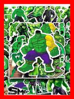Hulk Marvel Monster Mutant Grün Superheld 50 tlg Stickerset