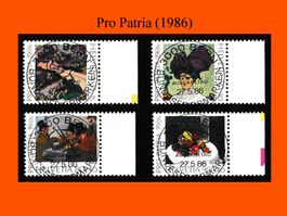 "Vollstempel-Serie" Pro Patria (1986 )
