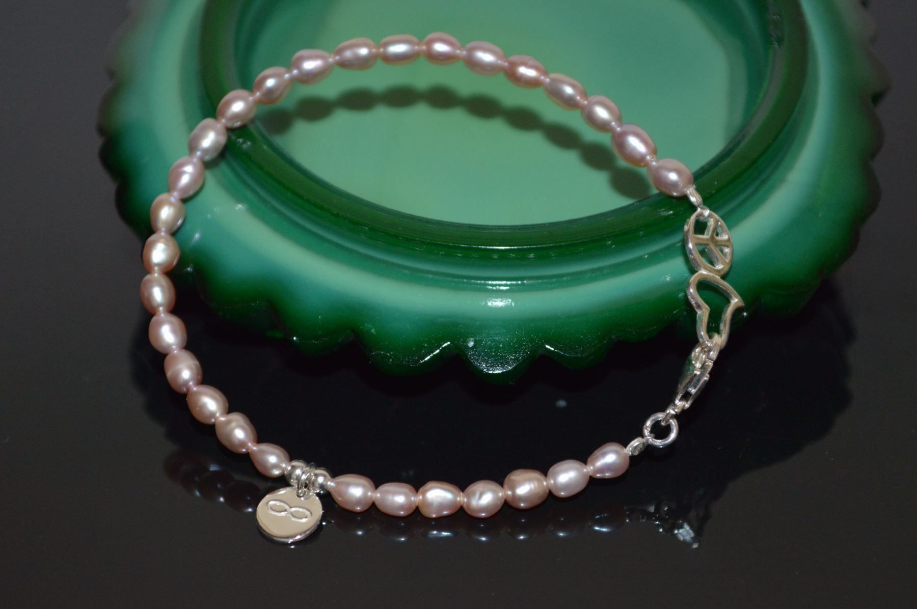 Armbänder & -reifen: Armband Süßwasser Perlen * 925Silber – Neu und originalverpackt aus Berg TG von marta970