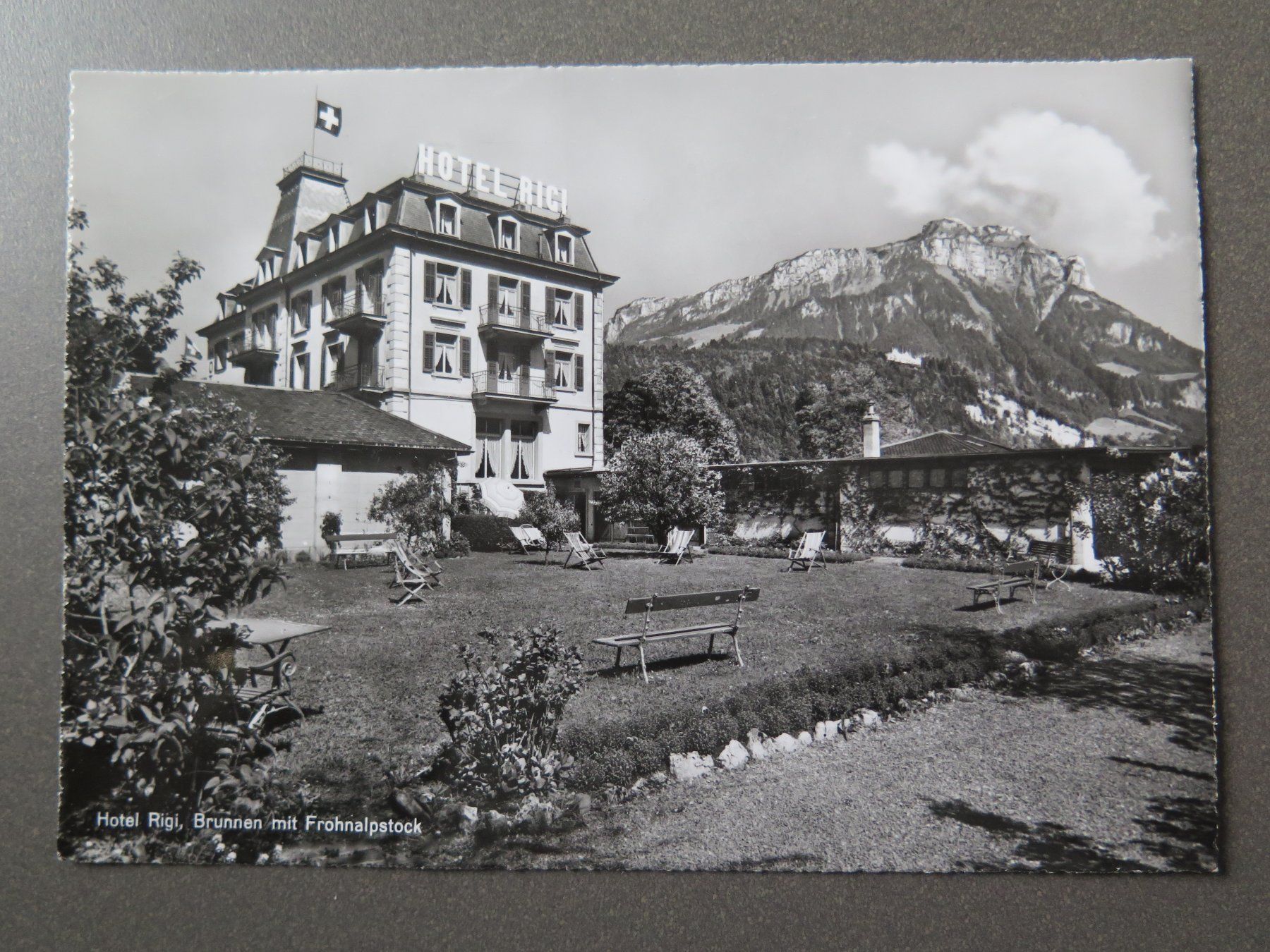 Cartes postales: BRUNNEN - HOTEL RIGI – D'occasion à Wittenbach par lipasal
