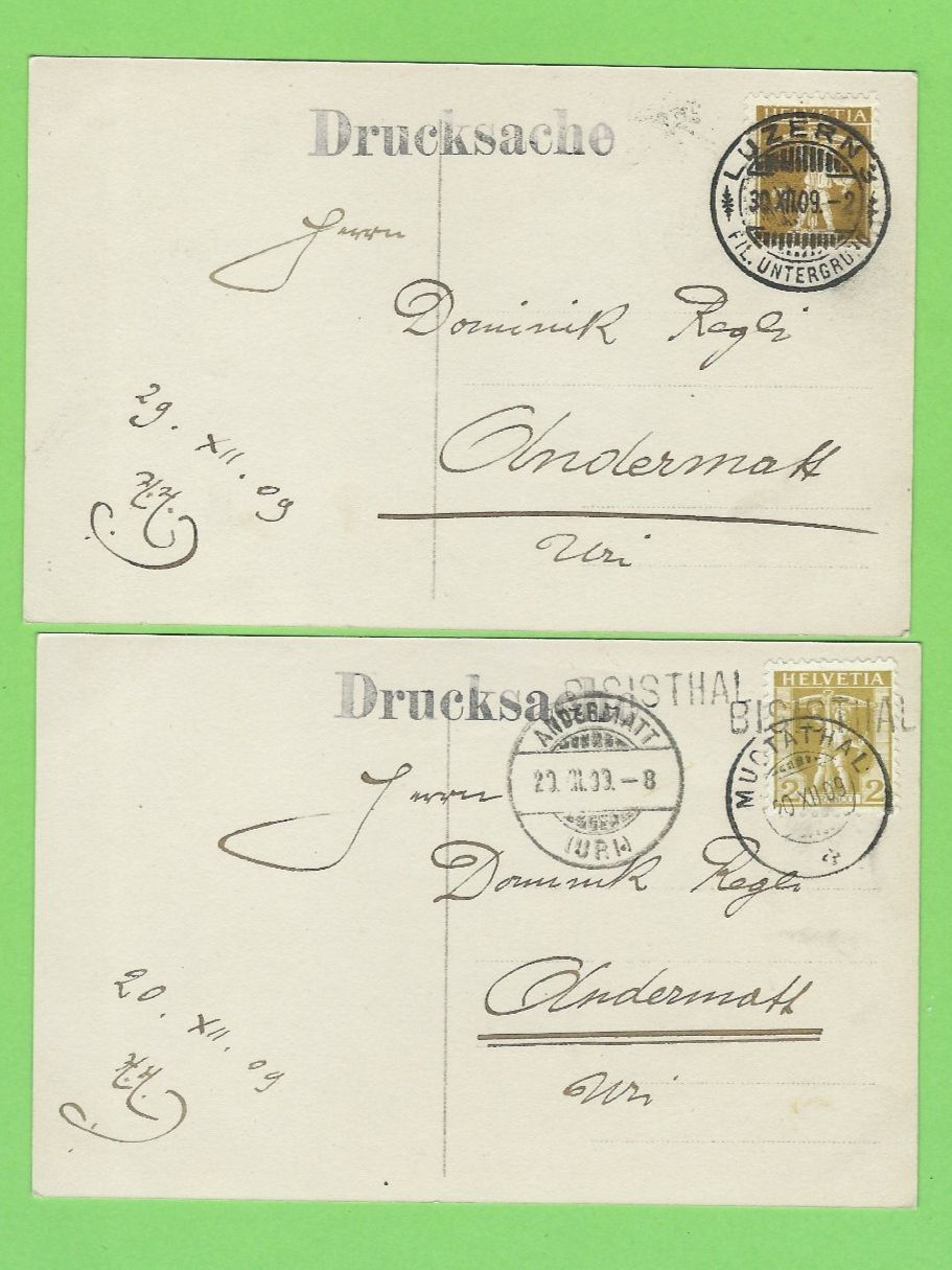 Cartoline postali: 2 Antike Postkarten Operette Die Sprudlfee um 1910 – Usato da Zürich venduto da t24_de 1