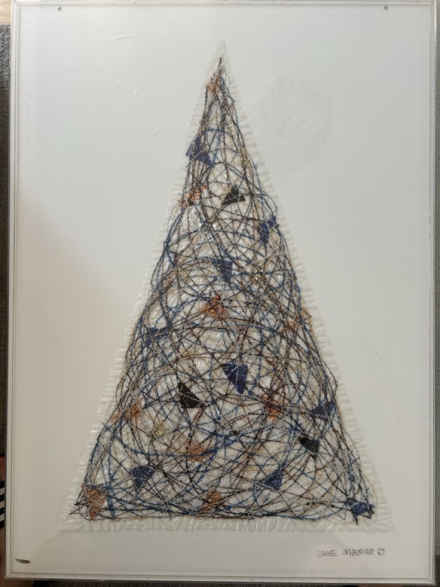 Gemälde:     Original Textilkunst im Rahmen 86 × 62 cm – Gebraucht aus schaffhausen von xja_8fwh