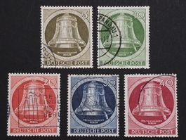 Freiheit Glöckchen Mi-Nr.82-86 Gestempelt 90 Fr