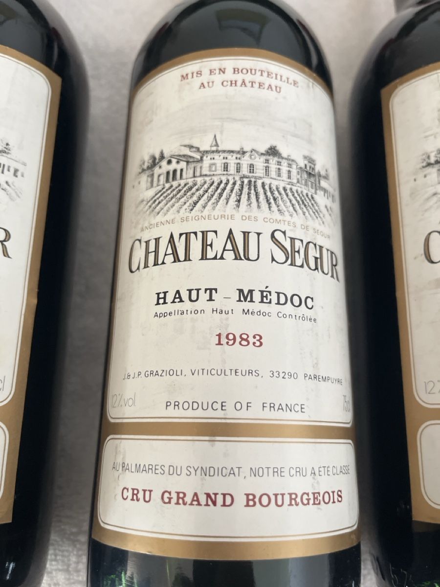 Wein: 4x Chateau Segur Haut-Medoc 1983 – Neu und originalverpackt aus Gockhausen von London95 2