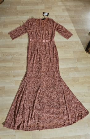 Brautjungfernkleid Altrosa L