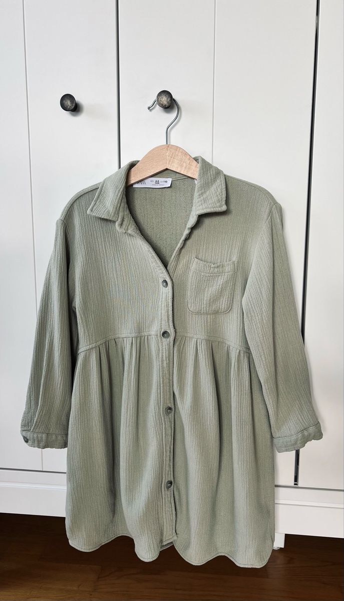 Zara Vestiti & Gonne: Zara 110 Kleid grün Hemdkleid – Usato da Burgdorf venduto da rulan 1