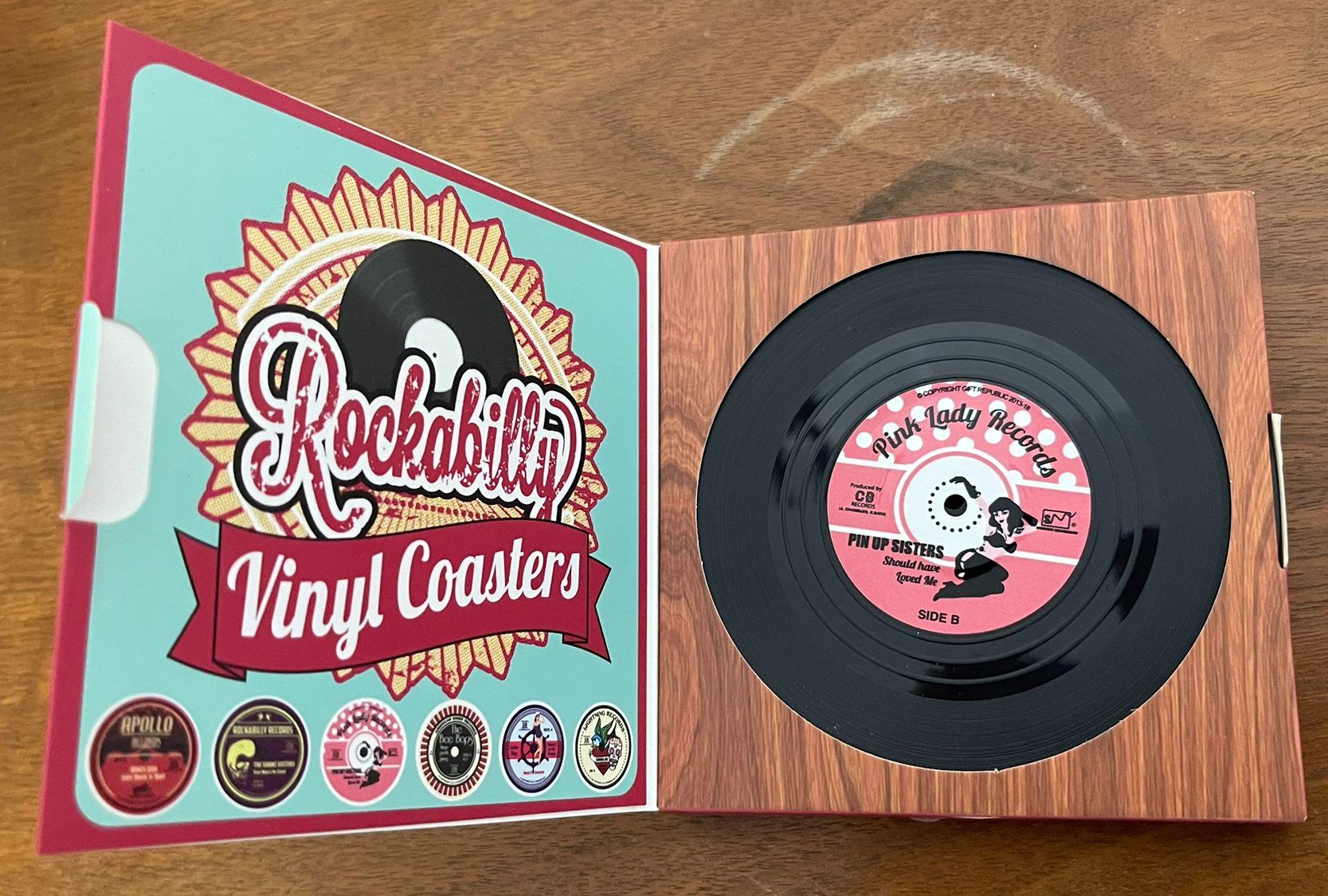 Sottobicchieri: ROCKABILLY VINYL COASTERS - Untersetzer – Nuovo e nell'imballaggio originale da Frenkendorf venduto da Yard-Sale-2000 3