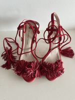 Trussardi red suede sandals size 39