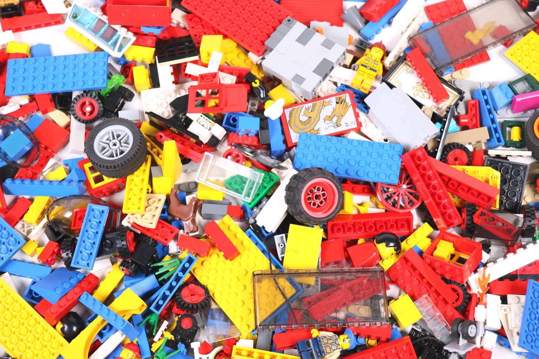 Lego Kit di costruzioni: 1.5 kg. Legoteile mit Minifiguren – Usato da Hettlingen venduto da Scholi99 2