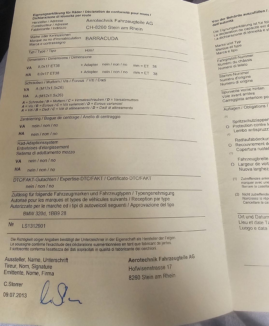 Cerchioni: Barracuda Chrom Felgen – Nuovo (secondo la descrizione) da Kriens venduto da SRIKA 6