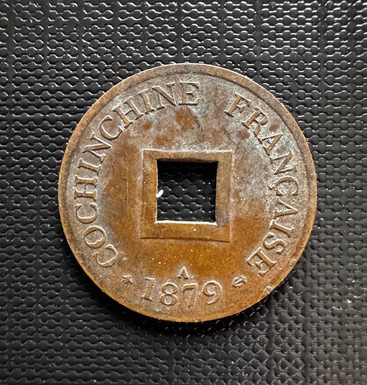 Tutti le monete: Cochinchine - 1 Sapeque 1879 A – Usato da Meilen venduto da coins4sale 1