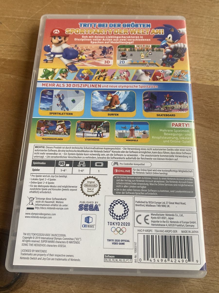 Nintendo Giochi: Mario&Sonic bei den Olympischen Spielen  – Usato da St. Gallen venduto da steffi1008 1