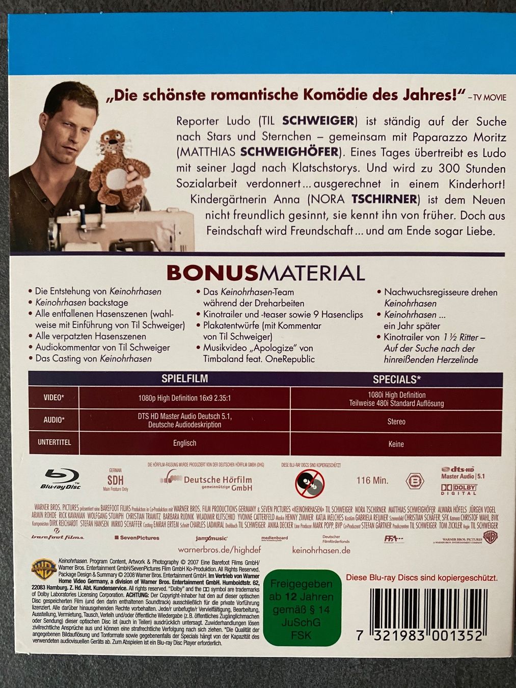 Tutti i DVDs: Blu-ray Kein Ohr Hasen – Nuovo (secondo la descrizione) da Etziken venduto da GGMUTD 1