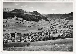 Fotokarte von Urnäsch Kt. Appenzell AR mit Säntis