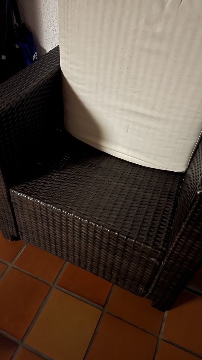 Sessel: 2 Rattan, geflecht Sessel/braun – Gebraucht aus Uznach von bmw-girl 2