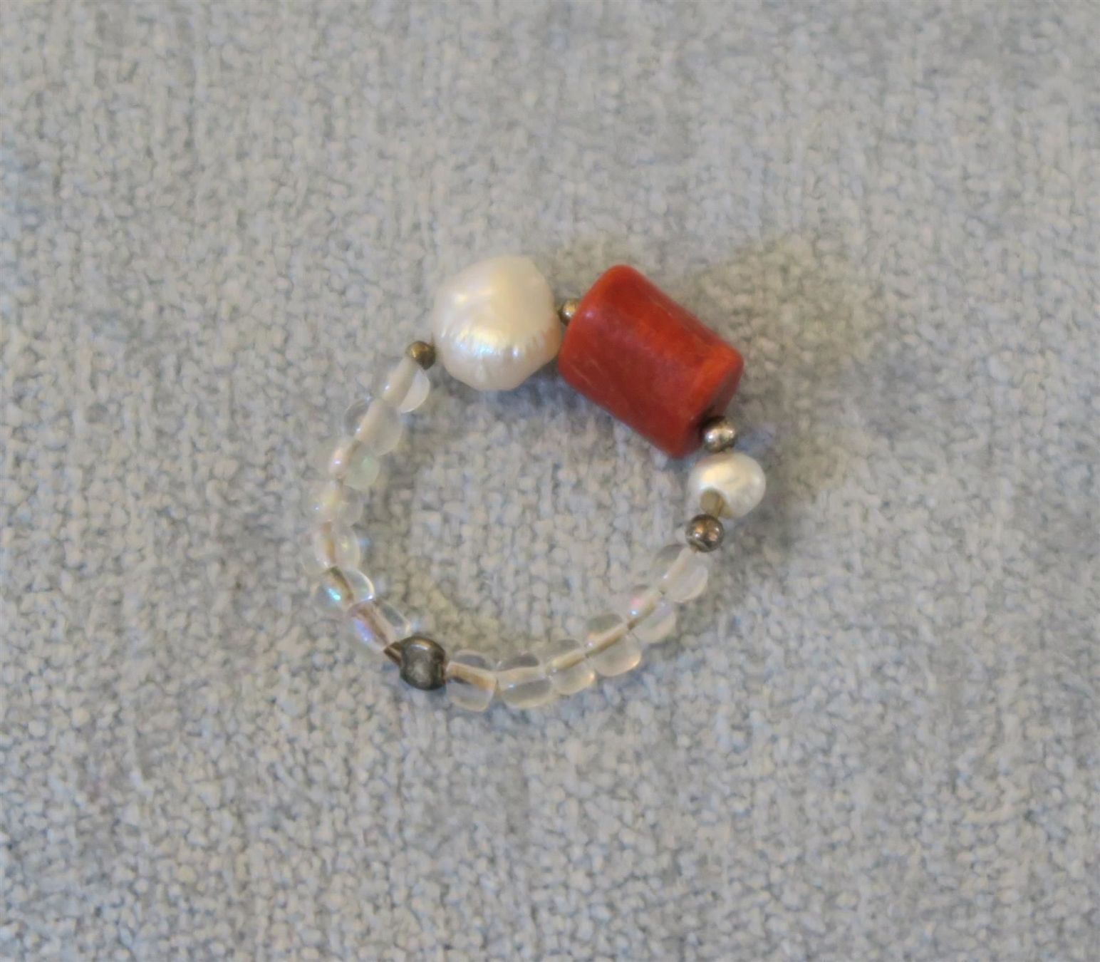 Anelli: Ring Schaumkoralle rot, Gr. 59.6 – Usato da Brittnau venduto da marlenestone