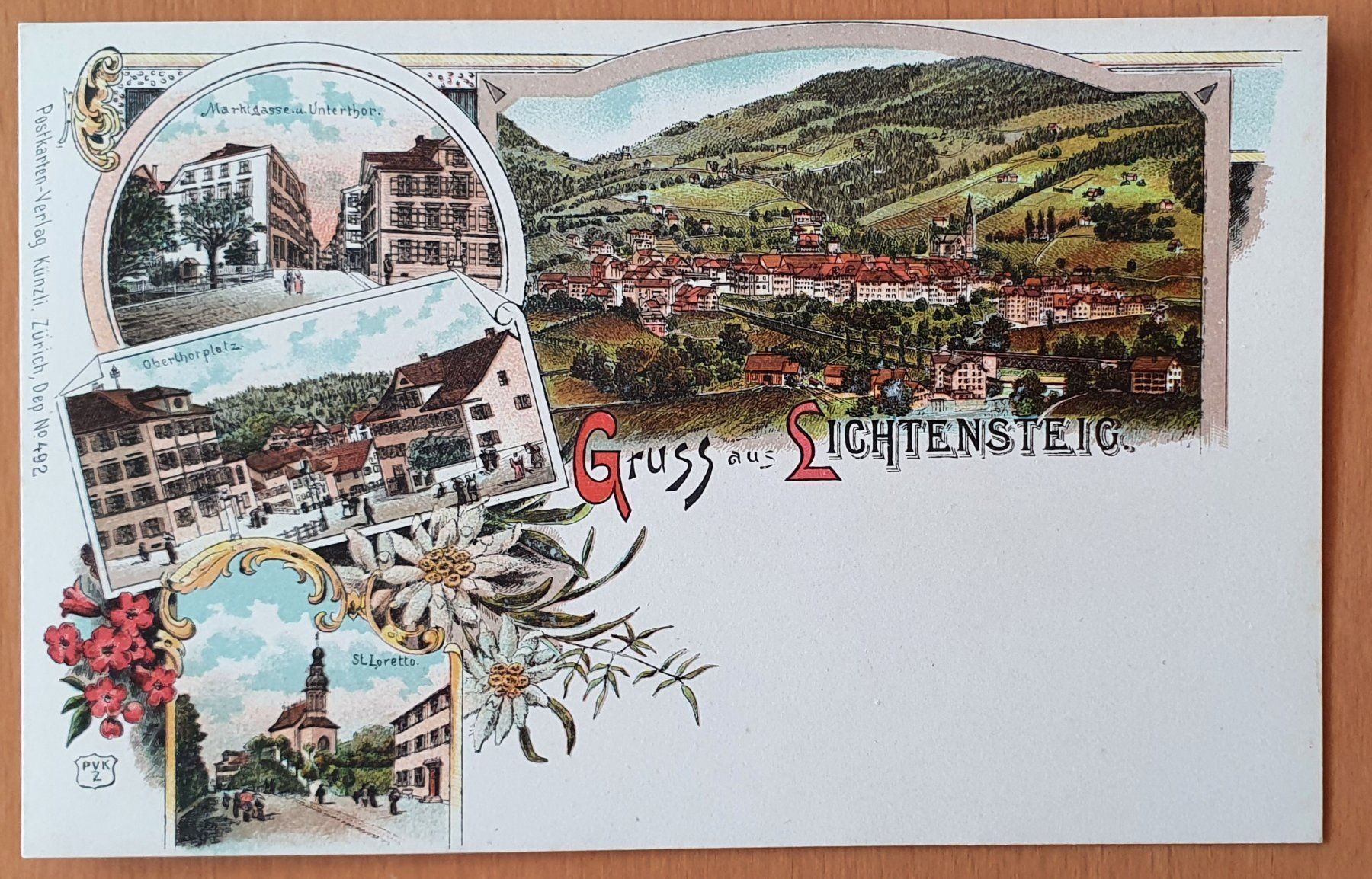 Ansichtskarten: Gruss aus Liechtensteig – Gebraucht aus Kreuzlingen von Rschweiz1