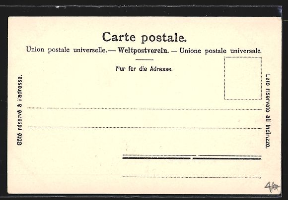 Cartoline postali: AK Lucerne, Pension Anglaise – Usato da Berlin venduto da bartko-reher 1