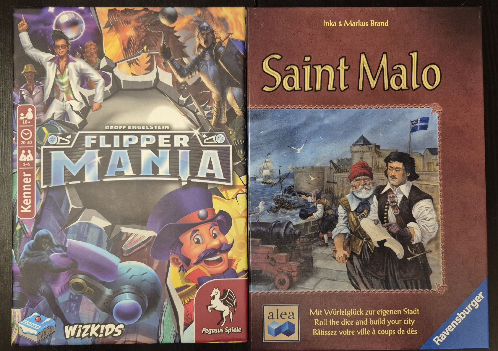 Giochi: Roll & Write Spiele Bundle - Saint Malo, Flippermania – Usato da Altstätten SG venduto da bluedine 5