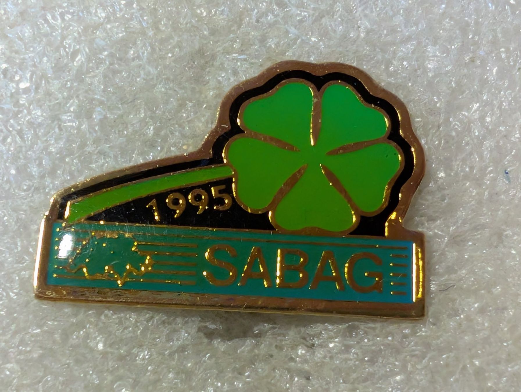 Placchette & Badge: Ansteckpin 172: Sabag – Usato da Oppligen venduto da Pin-Fall-Shop