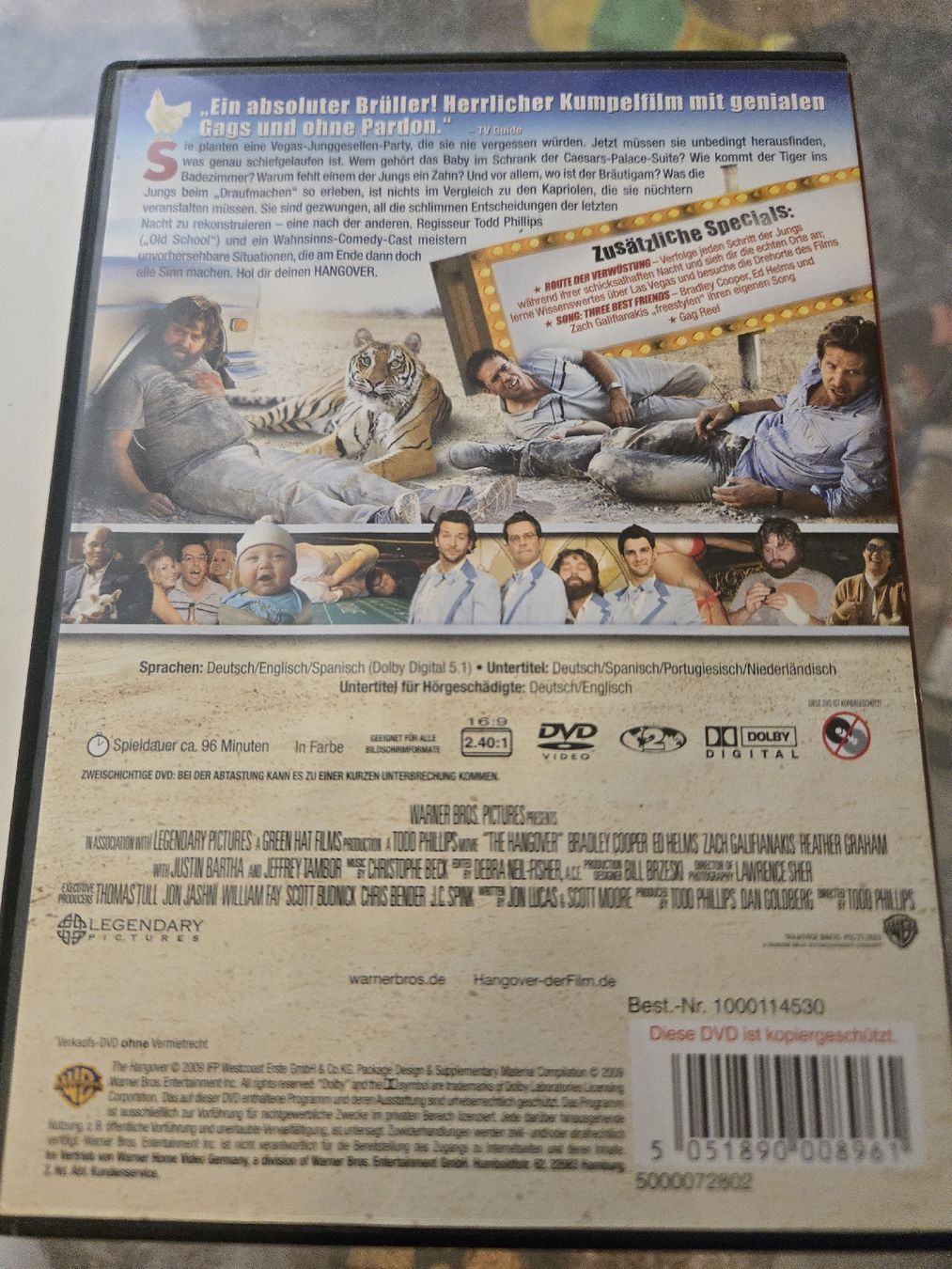 Tutti i DVDs: Hangover DVD – Usato da Bussigny venduto da Kfdlt 1