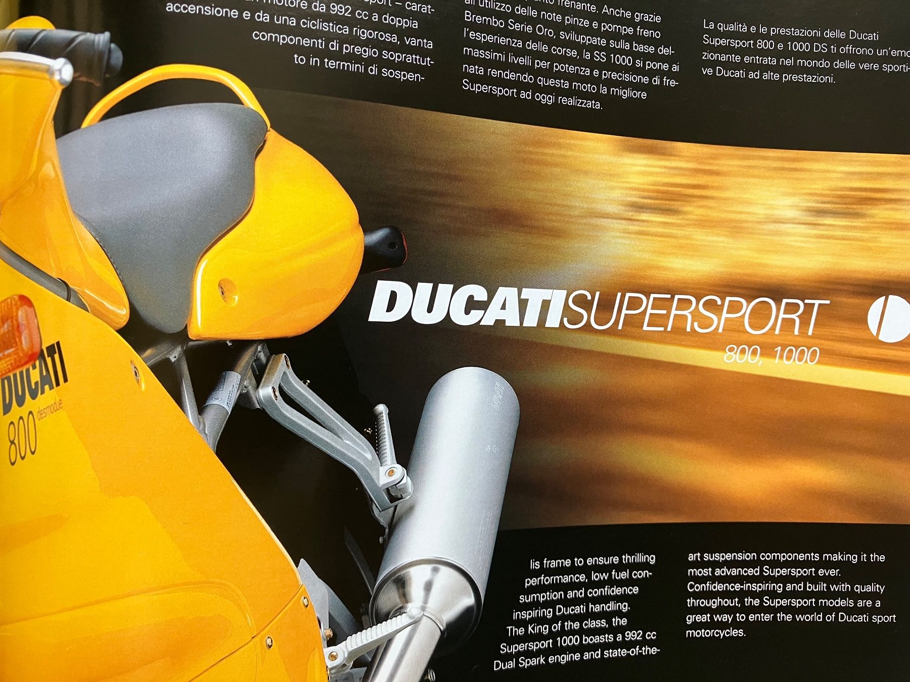 Ducati Strada: Ducati - Modellprogramm 2004 - Originalprospekt – Usato da Malans GR venduto da Chueche427 4
