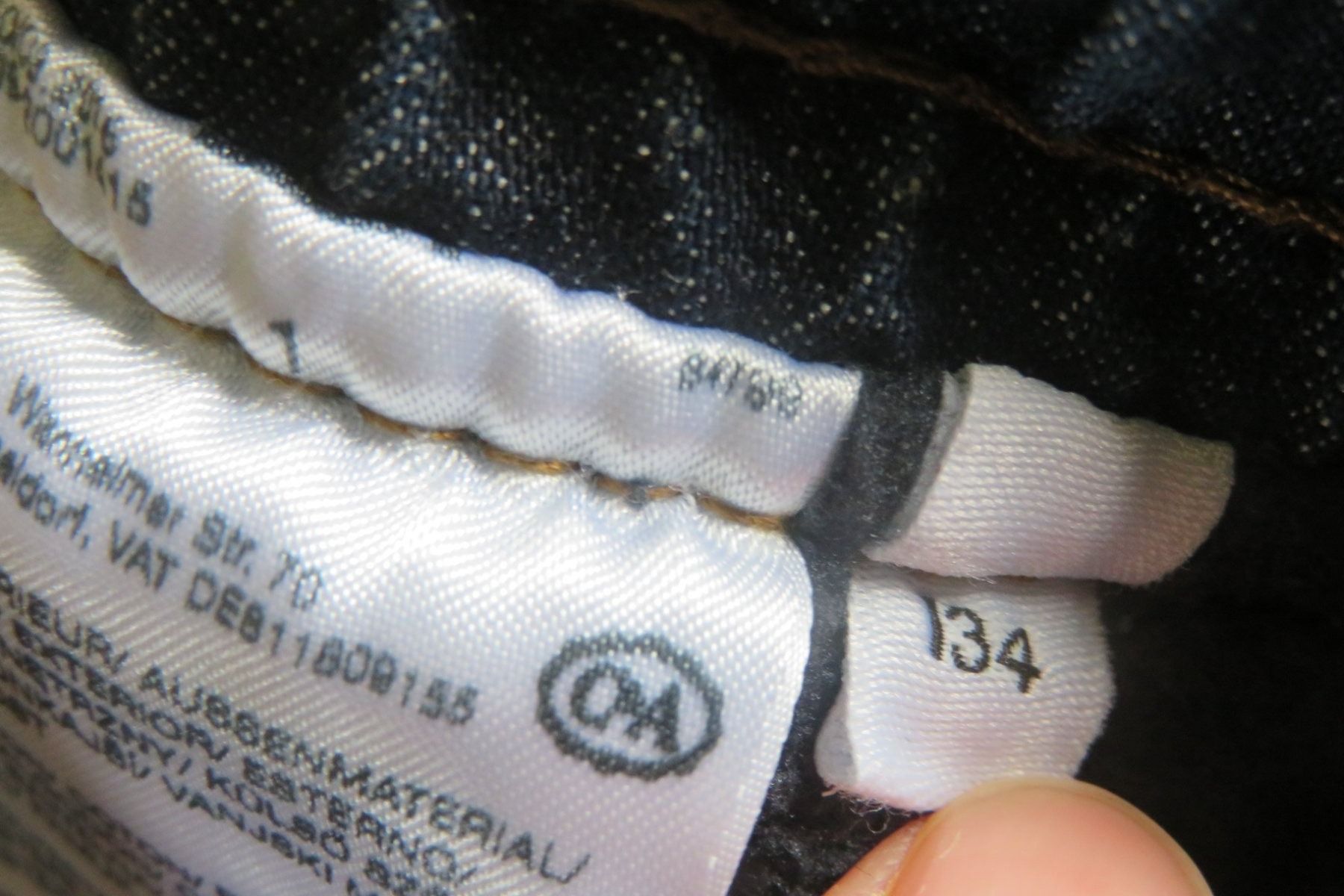 C&A Pantaloni: C&A Thermohose in Gr. 134 – Usato da Steckborn venduto da Bibendum02 1