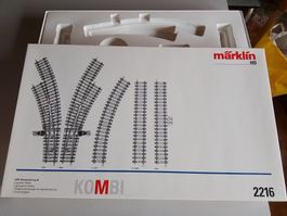 Leere OVP Märklin 2216 guter Zustand KOMBI K Gleis Set