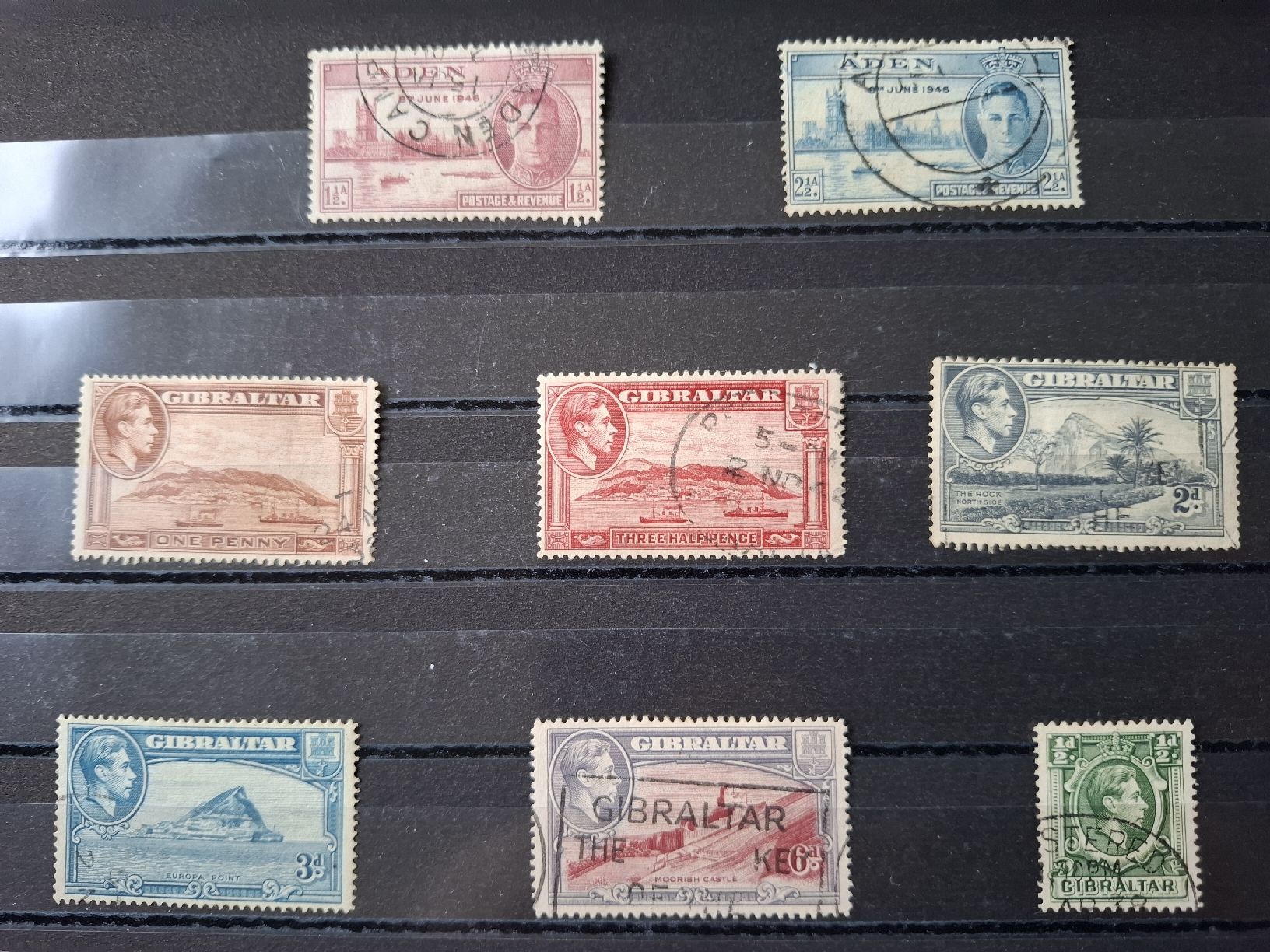 Tous les timbres: timbres Aden & Gibraltar – D'occasion à Onex par lmarconi