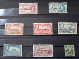 timbres Aden & Gibraltar