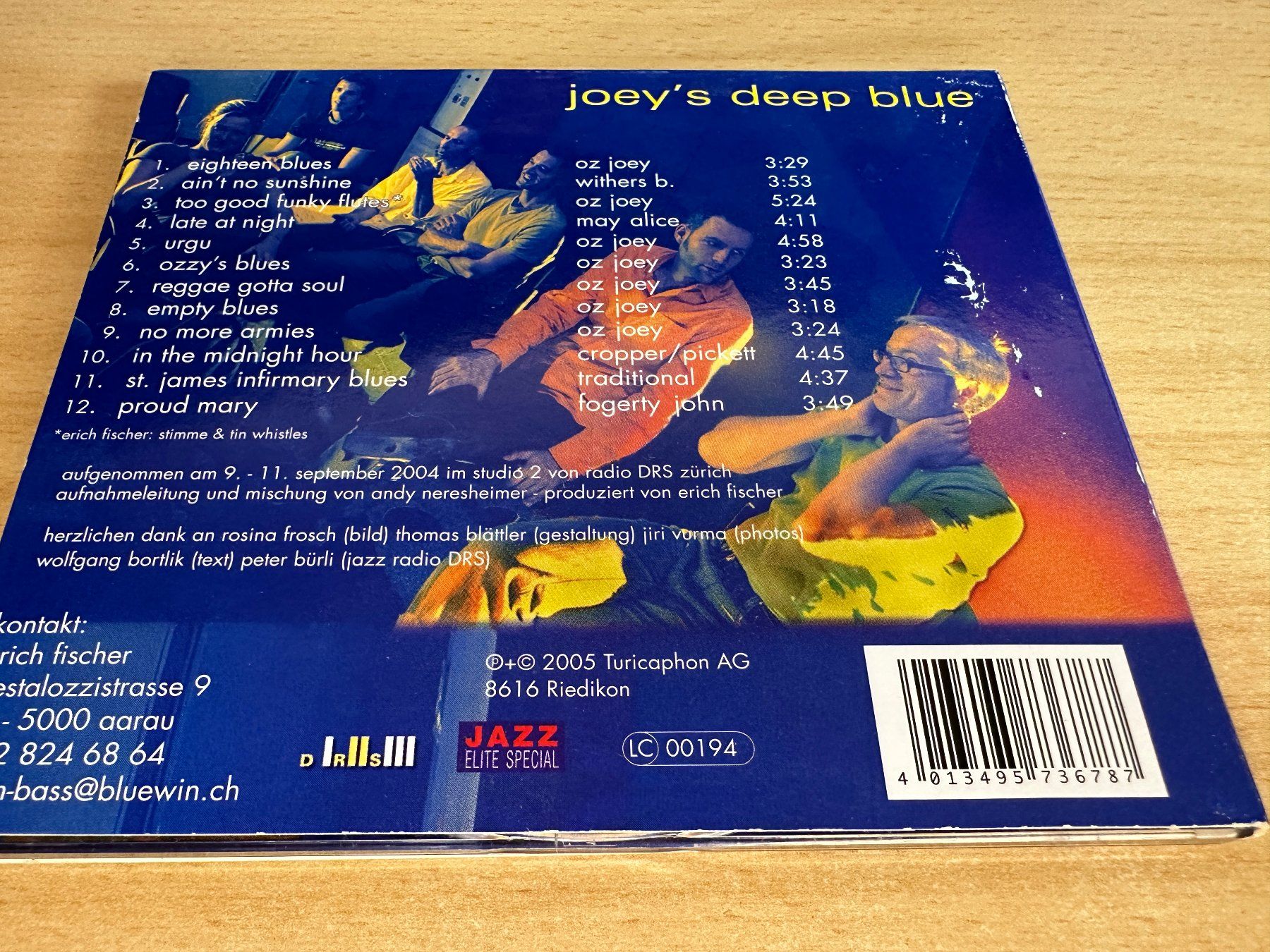 CDs: Joey's Deep Blue – Into the Blue – Gebraucht aus Rikon im Tösstal von Alpenmutz 1