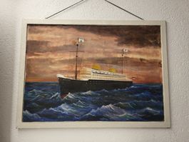 altes Oel Gemälde  Bremen
