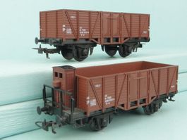 Kleinbahn H0 2 X Offene Güterwagen