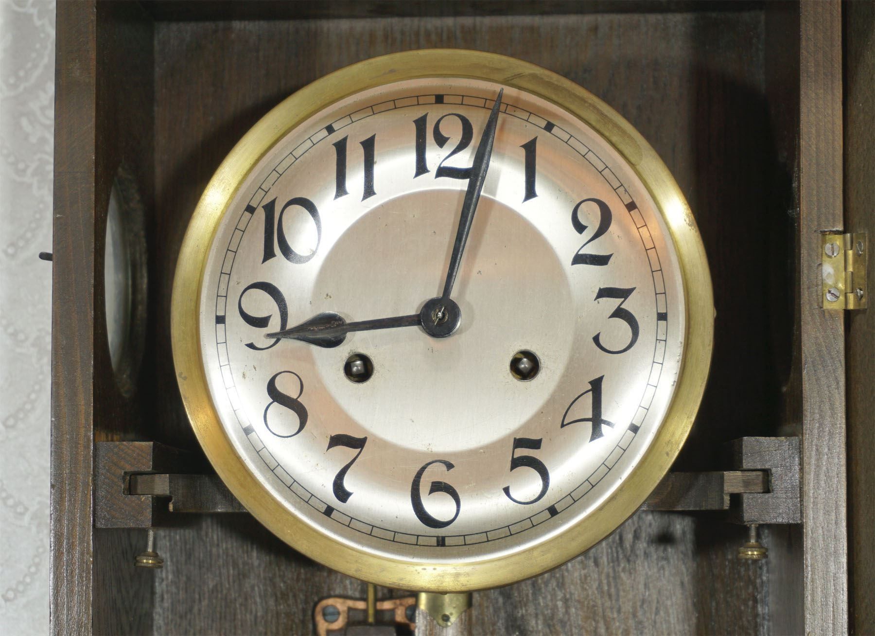 Orologi da terra & Orologi da parete: defekter Jugendstil Regulator – Difettoso da Meggen venduto da Brockitare 4