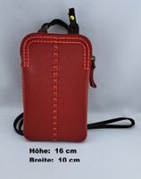 HANDY Umhängetasche - Handarbeit - Leder - 16x10x2cm - Neu