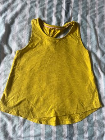 Boden yellow/green top girl . 5-6 years 116cm