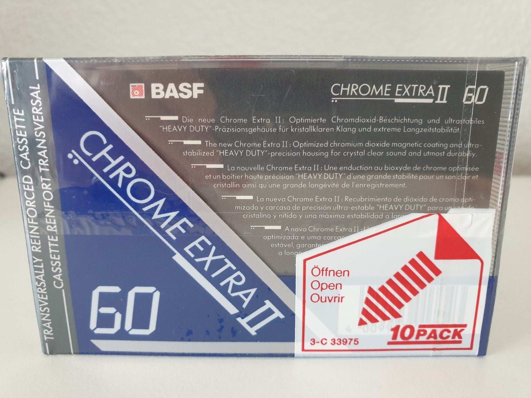 Musicassette: 10x BASF Kassetten Chrome Extra II 60 min OVP – Usato da Obfelden venduto da Masme 2