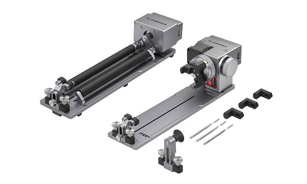 Atomstack Alle Maschinen: AtomStack R8 Pro Lasergravierer-Rotationsrollensatz – Neu und originalverpackt aus Malans GR von BUYBEST-Schweiz