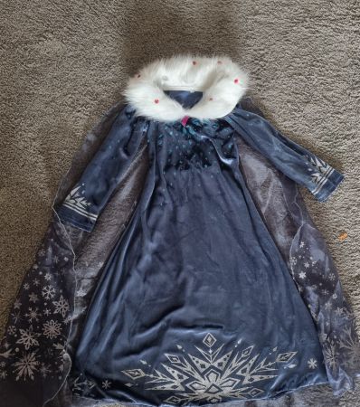 Elsa Kleid, Eiskönigin gr 5-6 Jahre neu