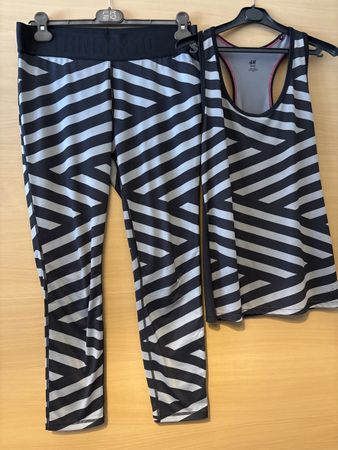 Ensemble sport H&M rayures, taille L - Parfait état
