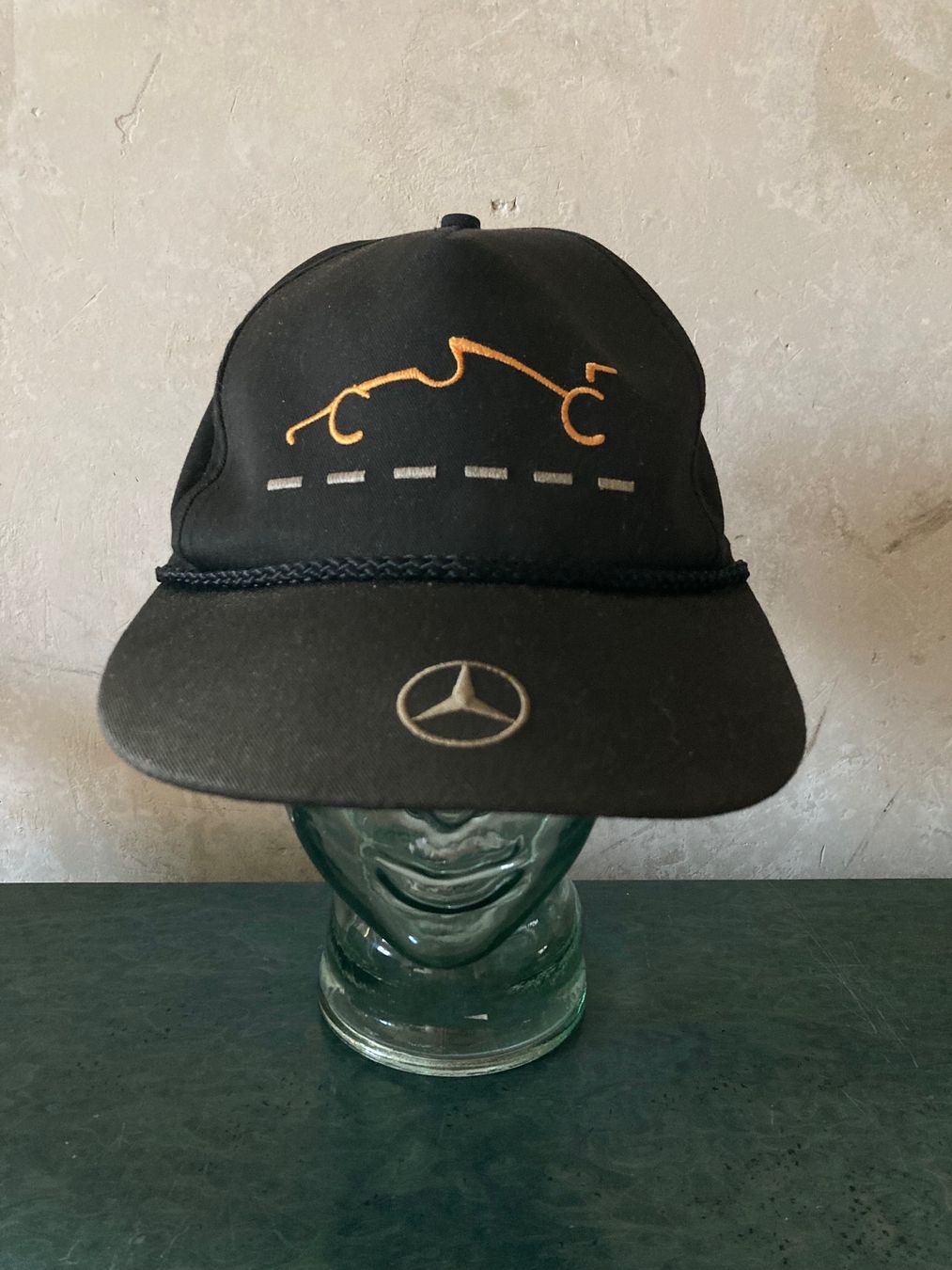 Mercedes-Benz Copricapi, berretti & cappellini: Vintage 80s 6-Panel Cap Mercedes Formula 1 – Usato da Zürich venduto da le_souk