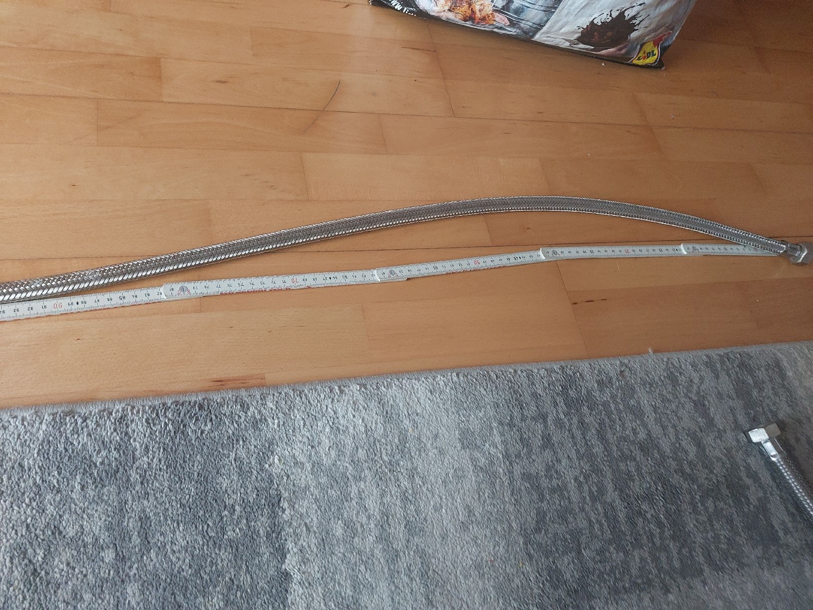 Tubi & Tubi flessibili: Panzerschlauch Edelstahl 1m90cm – Usato da Landquart venduto da Cedes